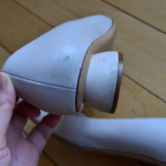 Salvatore Ferragamo Leather Heels Size Women 8.5 - Picture 8 of 15